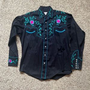 Rockmount Ranchwear Pearlsnap Western Shirt - Mens small